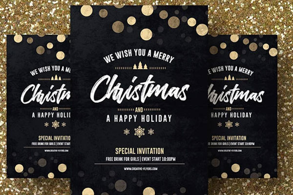 Classy Christmas Flyer Templates | Free & Premium PSD | Ai | Word ( Doc ) | InDesign Formats Download